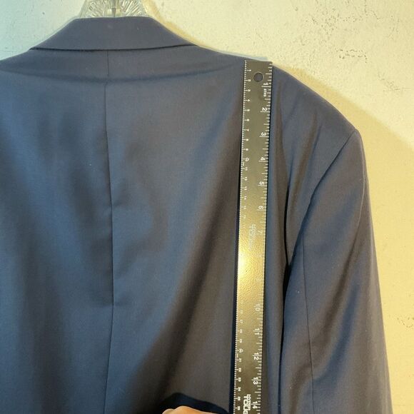 Lauren Ralph Lauren MENS Blazer 50r Navy Blue Gold Button Sportscoat Jacket - Picture 7 of 14